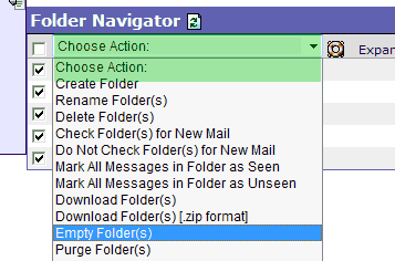Horde - Folder Navigator - Dropdown